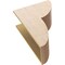 Ekena Millwork 11"W x 22"D x 33"H Classic Crestline Rough Cedar Woodgrain TimberThane Corbel, Primed Tan CORUR11X22X33CRERCPR - alternate 6